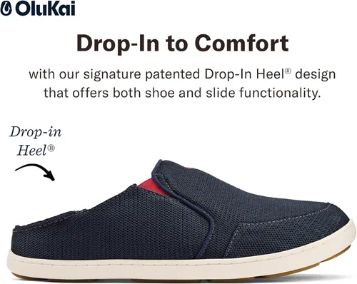 Vista 4 de Olukai - Zapatos de malla sin agujetas para hombre
