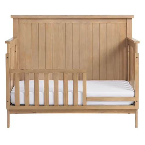 Vista 3 de Soho Baby Everlee - Kit de conversión de riel protector de cuna a cama infantil, madera de miel