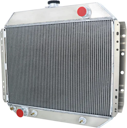 Vista 3 de Radiador de aluminio de 3 filas para Ford F-Series F100 F150 F250 F350 Bronco Truck Pickup Radiador de alto rendimiento 1968 1969 1970 1971 1972