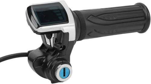 Vista 9 de KIMISS Acelerador eléctrico para bicicleta, agarre de acelerador eléctrico, 48 V, acelerador eléctrico de bicicleta con indicador LED, juego