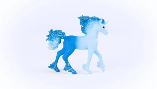 Vista 5 de Schleich bayala Elementa Water Flame Baby Unicorn Toy para niñas y niños - Figura de caballo de fantasía para niños a partir de 5 años