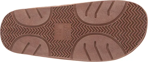 Vista 4 de MUK LUKS Pantuflas con puntera abierta para hombre de cuero