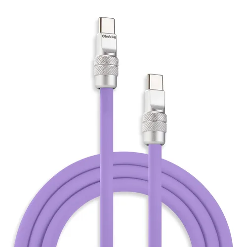 Vista 20 de chubbycable Chubby 2.0 USB C 240W Cable de carga rápida de silicona suave y duradero, cable de carga extra grueso compatible con iPhone 17-15 Series