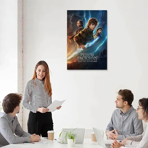Vista 5 de BORIZ Póster de Percy Jackson y los Olímpicos, póster artístico y arte de pared, póster moderno para decoración de dormitorio familiar, 08 x 12