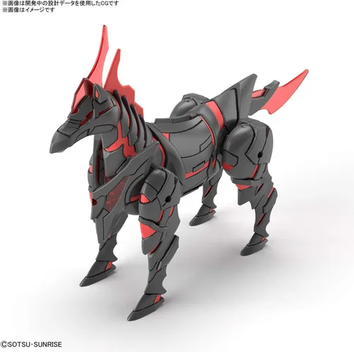 Vista 2 de Bandai Hobby SD Gundam World Heroes - Caballo de guerra, kit de modelo Bandai Spirits