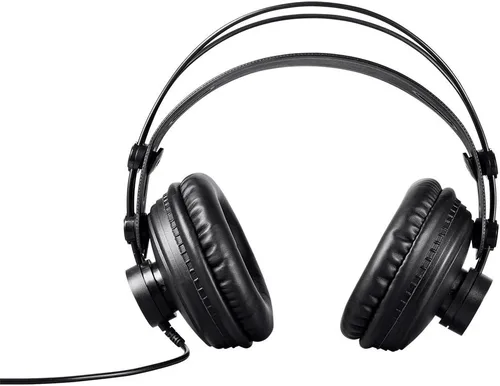 Vista 2 de Monoprice - 116150 Auriculares modernos retro sobre la oreja con almohadillas ultra cómodas perfectas para dispositivos móviles, HiFi, y producción