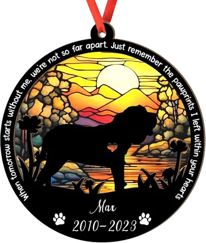 Vista 39 de Adorno personalizado para atrapasoles de sabueso afgano, adorno de Navidad de sabueso afgano – Regalo para perro amante, sabueso afgano