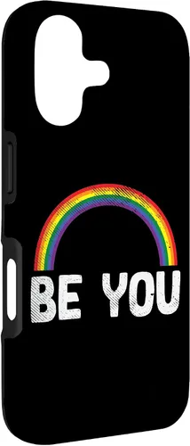 Vista 3 de Rainbow You Be LGBT Pride Flag Lesbian Gay Bi Trans Gift Case for iPhone 17