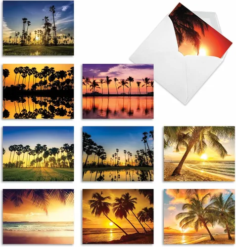 Vista 8 de The Best Card Company Juego de 10 tarjetas de agradecimiento surtidas de 4 x 5.12 pulgadas con sobres (10 diseños, 1 cada uno) tarjetas de golf