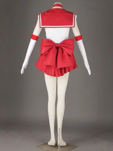 Vista 5 de OURCOSPLAY Conjunto de 6 piezas de disfraz de cosplay de Hino Rei para mujer