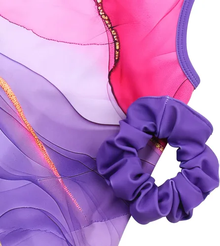 Vista 85 de MODAFANS Leotardos de gimnasia para niñas brillantes para bailar ballet, pantalones cortos con espalda cruzada