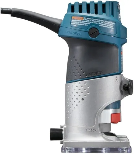 Vista 6 de BOSCH PR20EVS Colt - Router de palma de velocidad variable de 1.0 HP - Motor de 5.6 amperios, arranque suave, circuito de respuesta constante