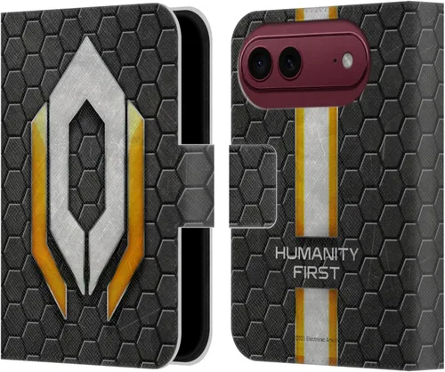 Vista 23 de Head Case Designs Funda de piel con licencia oficial de EA Bioware Mass Effect Cerberus Logo Graphics tipo cartera compatible con Apple iPhone 11