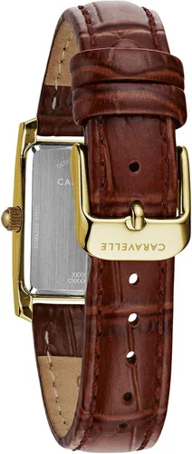 Vista 3 de Bulova Caravelle Ladies' Dress 3-Hand Quartz Watch, Rectangle Case, Roman Numeral