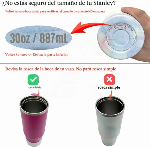 Vista 3 de Tapas con popote plegables a prueba de fugas ANTAND para reemplazo de tapa Stanley 30 oz, para accesorios de taza de vaso Stanley Quencher, tapa