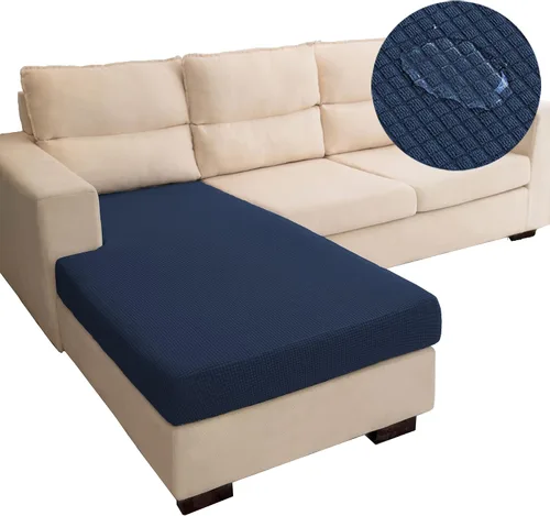 Vista 33 de Funda repelente al agua para cojín de sillón, funda elástica para respaldo individual de sofá seccional, funda para sofá en forma de L para mascotas
