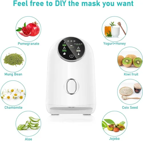 Vista 4 de Kit de máquina de mascarilla facial, fabricante de máscaras de 5 minutos, herramientas de belleza para el cuidado de la piel facial, máquina