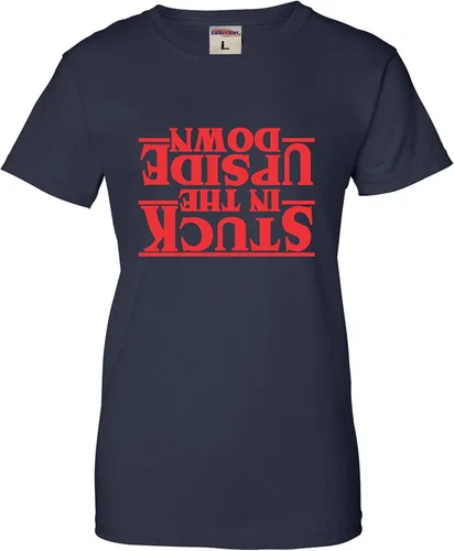 Vista 20 de Go All Out Camiseta para mujer Stuck in The Upside Down
