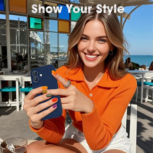 Vista 8 de MILPROX Funda de silicona compatible con Magsafe para iPhone 17 de 6.3 Azul marino