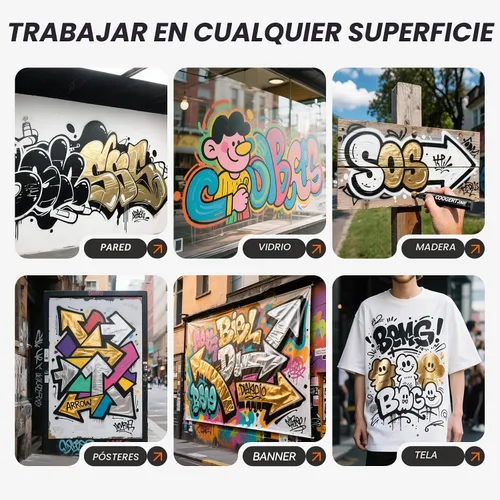 Vista 5 de Coogert 3 marcadores de póster gigantes negros, marcadores de graffiti acrílico permanente de 0.59 pulgadas de grosor, marcador de pintura de punta