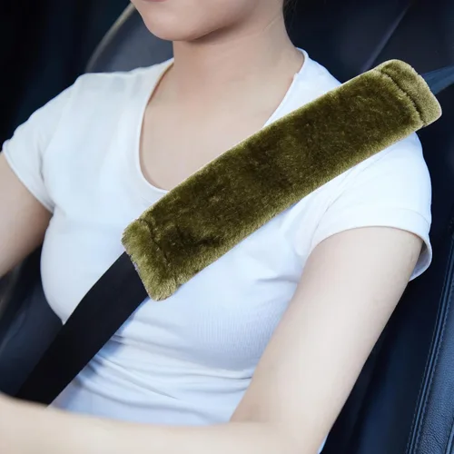Vista 12 de MOONET Paquete de 2 fundas para cinturón de seguridad de automóvil para una conducción más cómoda, funda universal para cinturón de seguridad