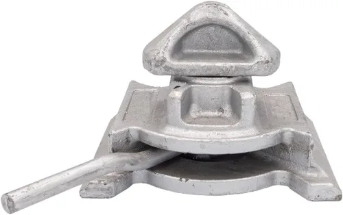 Vista 10 de Mytee Products Paquete de 8 contenedores de envío de rieles marítimos con bloqueo giratorio manual - Estilo cola de milano - Se utiliza