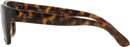 Vista 4 de Ray-Ban Gafas de sol unisex con montura Habana ligera, lentes degradadas marrones, 2.087 in