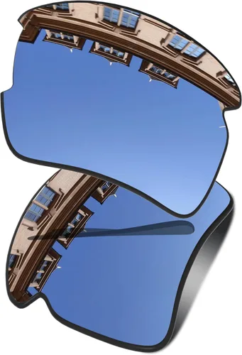 Vista 24 de Polarized Lenses Replacement for Oakley Flak 2.0 XL OO9188 59mm Abrigo de espejo negro polarizado