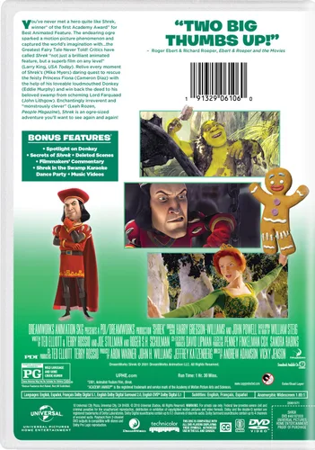 Vista 2 de Shrek DVD