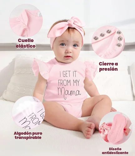 Vista 5 de Golray Regalos de baby shower para niñas, cestas de regalo para bebé niña con sonajero, conjunto de manta/enterizo, cosas esenciales para recién
