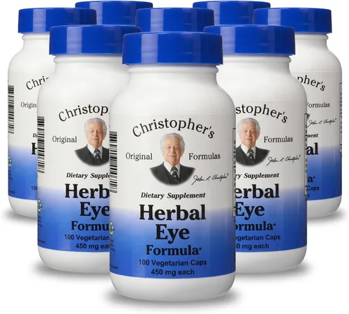 Vista 7 de Christopher's Original Formulas Herbal Eye Formula - Vitaminas para el cuidado de la vista - Suplemento natural de apoyo para los ojos con hierbas
