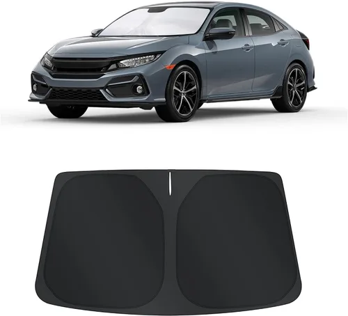 Vista 43 de TINGLU Persianas de ventana para Honda CR-V 2023-2026, accesorios para ventanas laterales de automóvil, parabrisas triangular, parasol para rayos UV