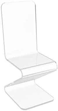 Vista 3 de FixtureDisplays® Hermosa silla Lucite Z de plexiglás acrílico 10035-2