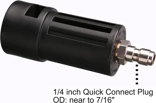 Vista 4 de M MINGLE - Adaptador para lavadora a presión, compatible con accesorio Karcher Compatible with Karcher K Series T Clip fittings, Converts T Clip