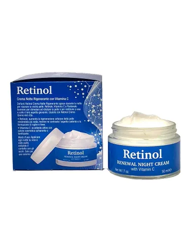 Vista 4 de Delfanti Milano • RETINOL RENEWAL Crema facial y cuello de noche • Hidratante con vitamina C • Hecho en Italia • 1.7 oz