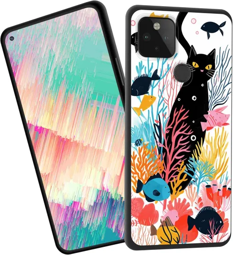 Vista 282 de Funda delgada para Google Pixel 4 XL, funda delgada de silicona de TPU suave a prueba de golpes para Google Pixel 4 XL, astronauta Galaxy
