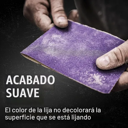 Vista 6 de 3M 26080CP-P-G Papel de lija, 1 Con agarre antideslizante y respaldo duradero que ayuda a reducir la fatiga de la mano y el desgarro al lijar