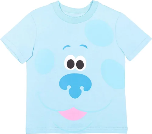 Vista 2 de Nickelodeon Blue e's Clues - Camiseta de manga corta y pantalones cortos de malla para niños