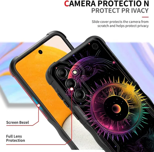 Vista 566 de Funda para Galaxy A14 5G, [Doble Capa][Protección contra Caídas de Grado Militar de 10 Pies] [Antideslizante] Funda Resistente a Prueba de Golpes