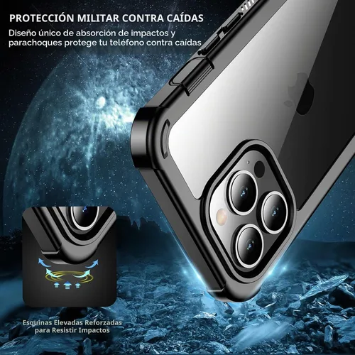 Vista 5 de Red2Fire Diseñado para iPhone 13 Pro Max, con protector de pantalla integrado de 360 ° cubierta protectora de cuerpo completo, resistente, ligera