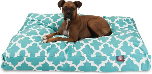 Vista 18 de Majestic Pet Cama para perro de espuma viscoelástica triturada pequeña con funda extraíble lavable, cama ortopédica rectangular para perros, cama