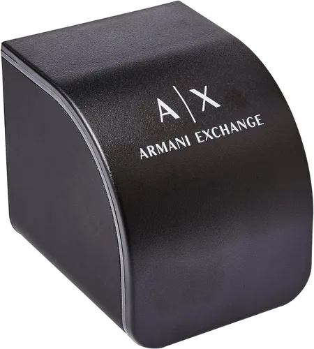 Vista 6 de AX Armani Exchange Reloj de vestir cronógrafo para hombre con correa de acero inoxidable, silicona o cuero