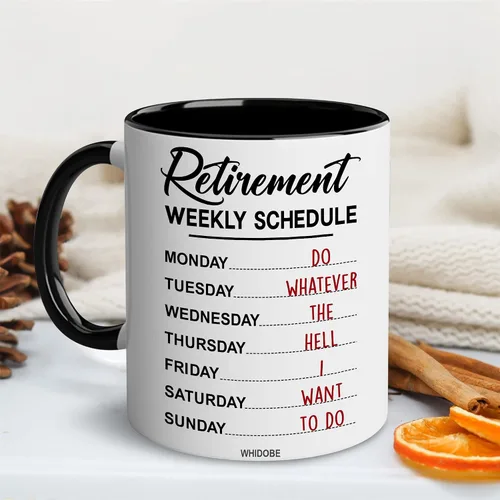 Vista 2 de WHIDOBE Regalo de jubilación – Regalo para hombres y mujeres de jubilación – Regalos para jubilados – Regalos de calendario semanal de jubilación