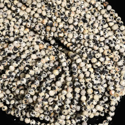 Vista 20 de 180 piezas 2mm Cuentas de piedras preciosas de turquesa africana natural facetada redonda suelta para hacer joyas
