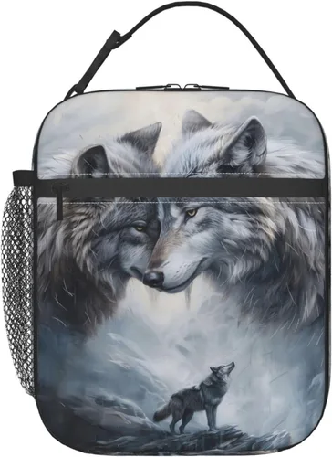Vista 16 de Lonchera reutilizable con diseño de avión vintage para niños, mujeres y adultos, bolsa de almuerzo azul con aislamiento retro para avión, bolsa