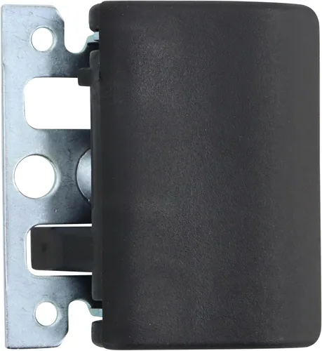 Vista 144 de TRQ Manija de puerta interior delantera izquierda cromada y negra para el lado del conductor compatible con Ford F-150 2012-2014