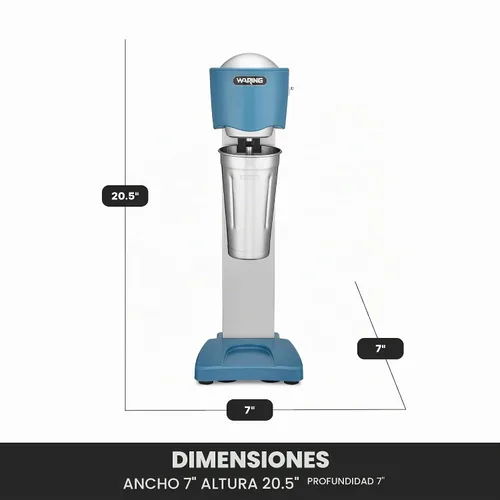 Vista 5 de Waring Máquina para hacer batidos de un solo husillo ligero
