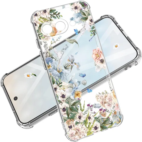 Vista 14 de for Google Pixel 7 Case，Google 7 Phone Case，for Girls Women Cover Design Dual Layer Slim Fit Drop Proof Impact Resistant Shockproof Clear Case