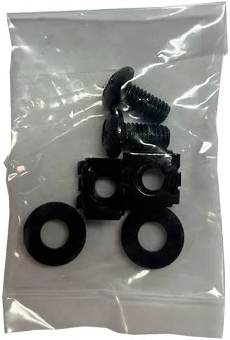 Vista 6 de Quest Manager de cables vertical con anillo en D, 25 cables, paquete de 3 unidades, negro (VD-00-025-3)