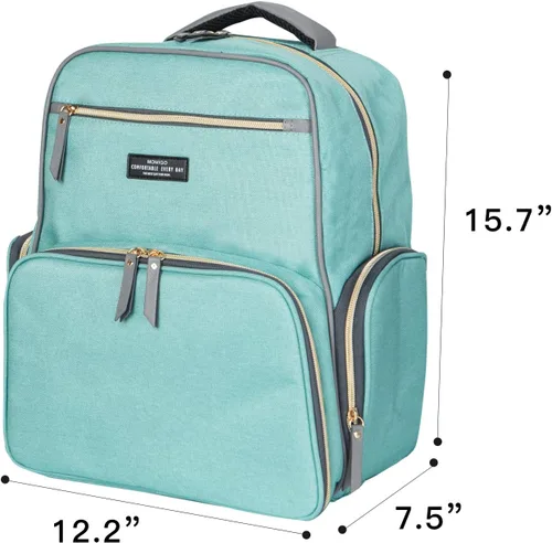 Vista 8 de Mochila para extractor de leche - Mochila multifunción para mamás de trabajo al aire libre con bolsillo aislante